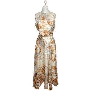 Vintage Lilli Diamond California Floral Maxi Dress